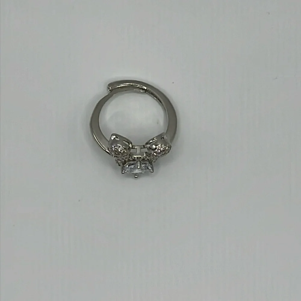 Mouse Ears Rhinestone Adjustable Ring - Picture 5 of 5